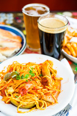 Pasta with sausage