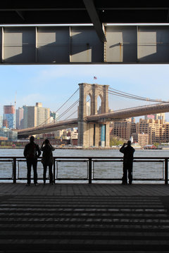 New York City / Brooklyn Bridge From FDR Drive