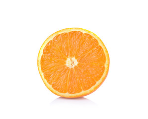 Orange slice isolated on white background
