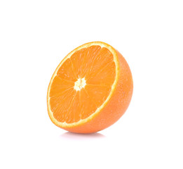 Orange slice isolated on white background