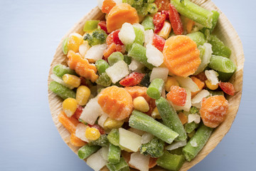 Frozen vegetables.