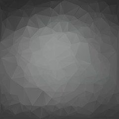 Gray White  Polygonal Mosaic Background, Vector illustration