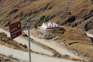 Drak Yerpa monastery at 4885 ms. Lasa pref.-Tibet. 1466
