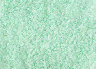 Green sea salt background