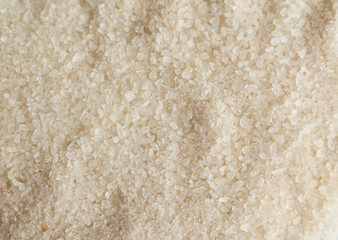 White sea salt background
