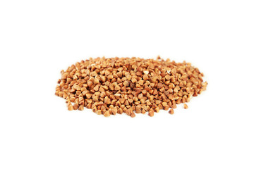 Buckwheat isolated on white