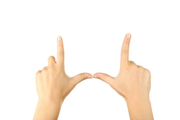Female hand gestures