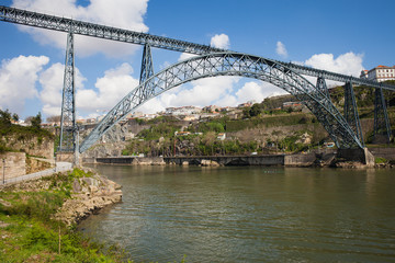 Maria Pia Bridge in Porto