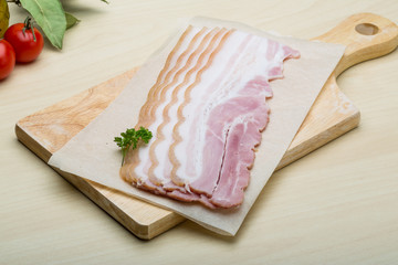 Raw Bacon