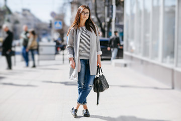 beautiful young fashion girl