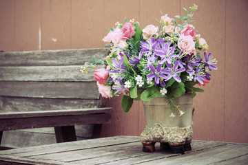 Fototapeta na wymiar Flower bouquets