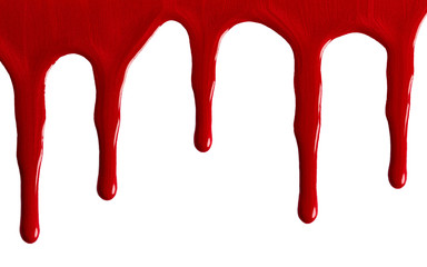 Blot of Red nail polish