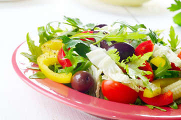 Healthy vegetable fresh organic salad