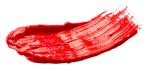 Naklejka premium Strokes of red paint
