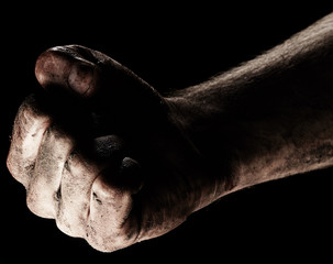 Male clenched fist