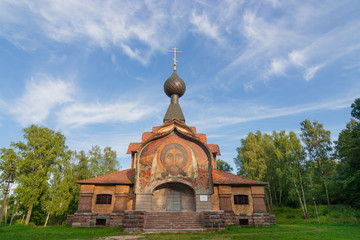 Fototapeta na wymiar Temple of the spirit in the estate Talashkino 