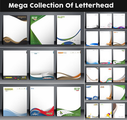 Mega Collection of Corporate Identity Leterhead Template. 