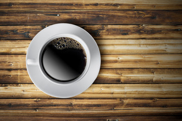 Glass of Hot Coffee