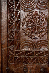 Porte de meuble arabe ancien