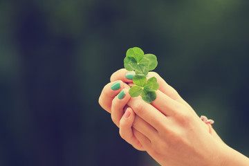 Four leaf clover. © astrosystem