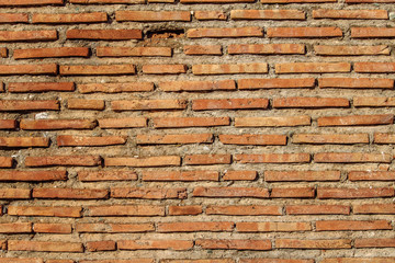 Rustic brick wall texture.