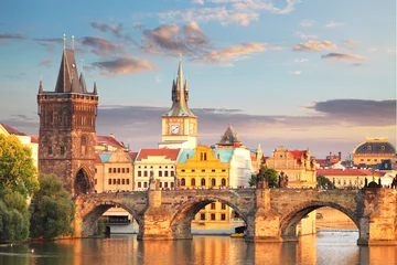 Abwaschbare Fototapete Prag Prag - Karlsbrücke, Tschechien