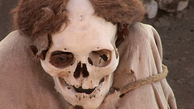 mummys of Nazca Culture, Peru, Chauchilla Cemetery
