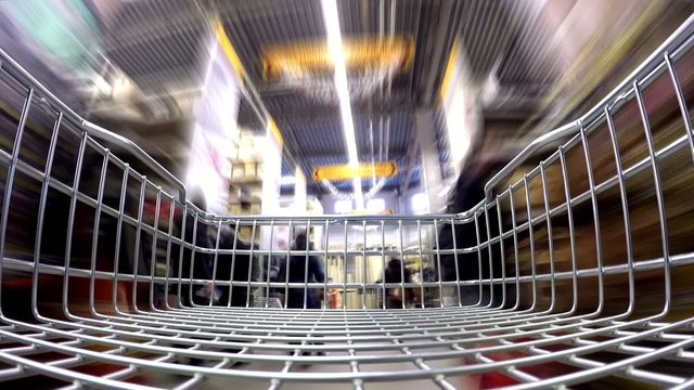 BELARUS MINSK 10.01.2015 Shopping in hardware store "MATERIK".