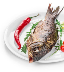 Grilled carp  