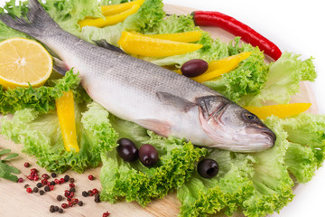 Composition of fresh seabass 