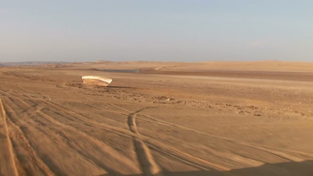 Old Boat in Desert, Peru