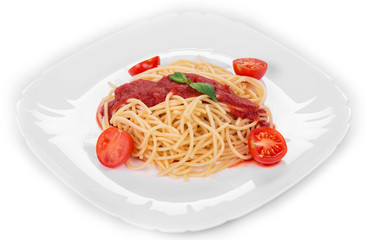 Pasta with tomato sauce 