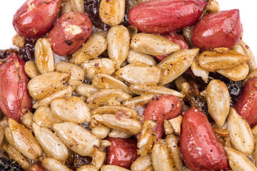 Candied roasted peanuts sunflower seeds