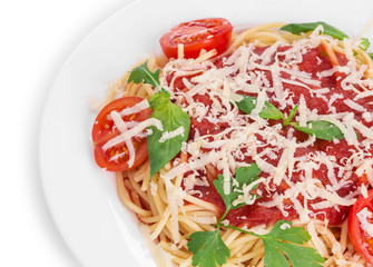Pasta with tomato sauce 
