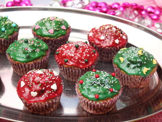 bunte Muffins