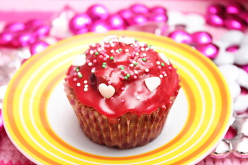 roter Muffin