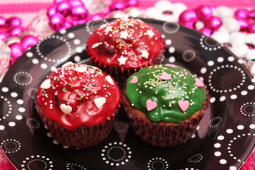 bunte Muffins