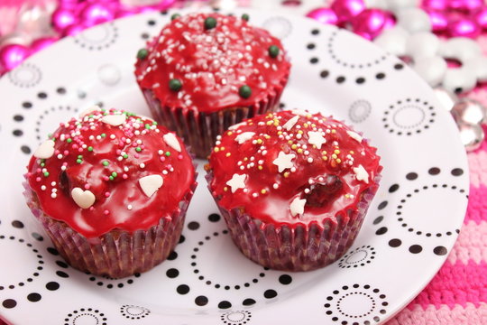 rote Muffins