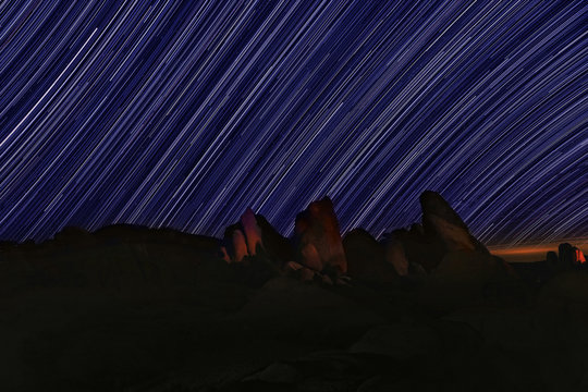 Star Trails in Joshua Tree National Park