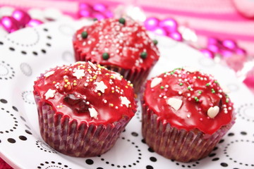 Rote Muffins