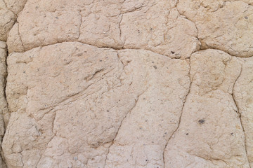 Ancient clay wall texture.