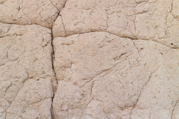 Ancient clay wall texture.