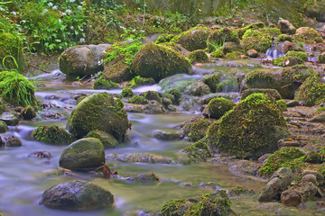 Romantische Bergschlucht