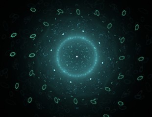 Background consists of fractal color texture 