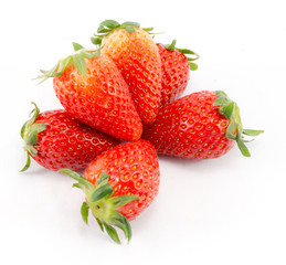 Strawberry isolated on white background