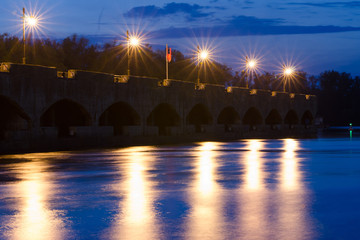 View of the evening Pier