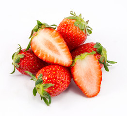 Strawberry isolated on white background
