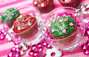 bunte Muffins