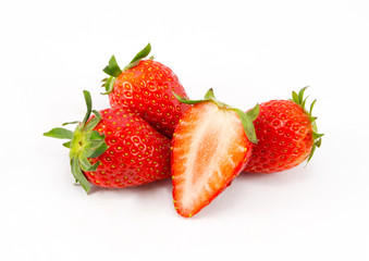 Strawberry isolated on white background
