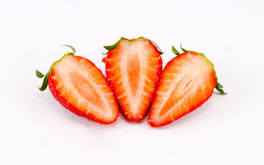 Strawberry isolated on white background